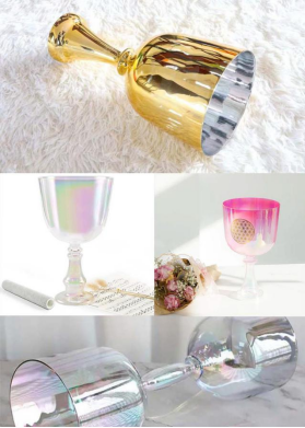 Kristall-sjungande-skål-set